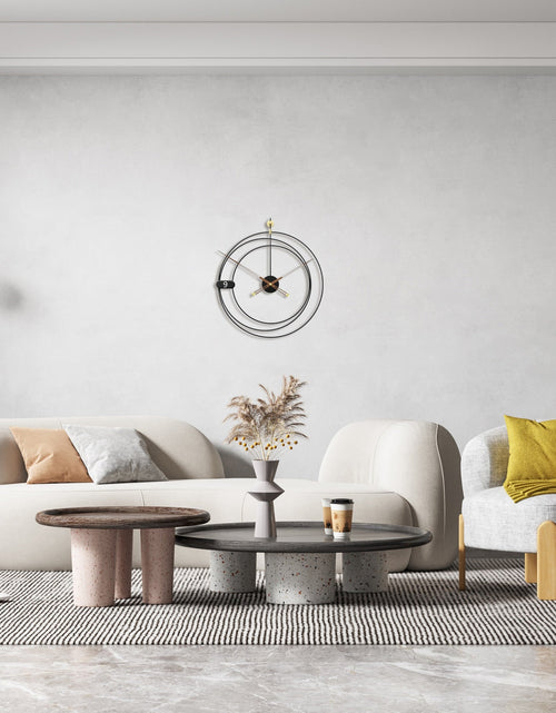 Load image into Gallery viewer, Iron  Home Decoration Modern Design Mounted Wall Clock by Peterson Housewares &amp; Artwares
