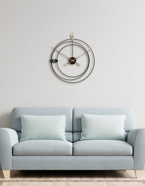 Load image into Gallery viewer, Iron  Home Decoration Modern Design Mounted Wall Clock by Peterson Housewares &amp; Artwares
