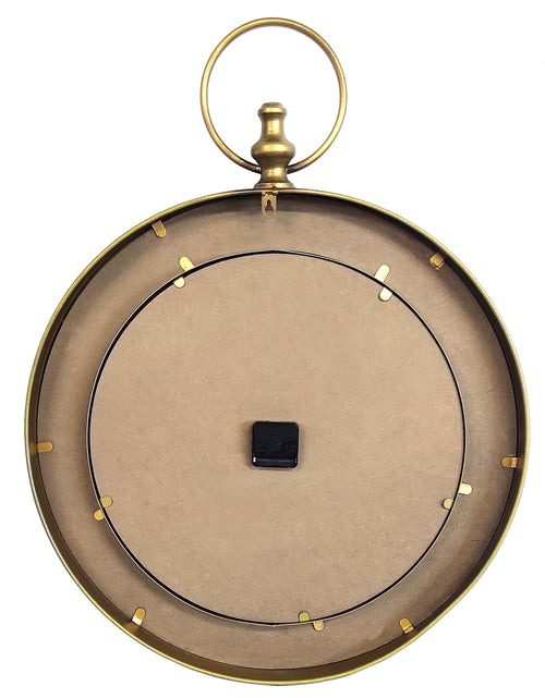 Load image into Gallery viewer, Pocket Watch Style Metal Wall Clock by Peterson Housewares &amp; Artwares
