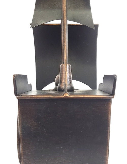 Load image into Gallery viewer, Sailing Ship Metal Table Clock by Peterson Housewares &amp; Artwares
