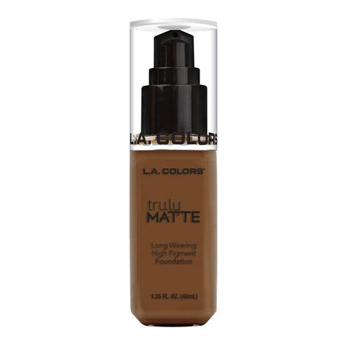 Load image into Gallery viewer, L.A. COLORS Truly Matte Foundation - Mahogany
