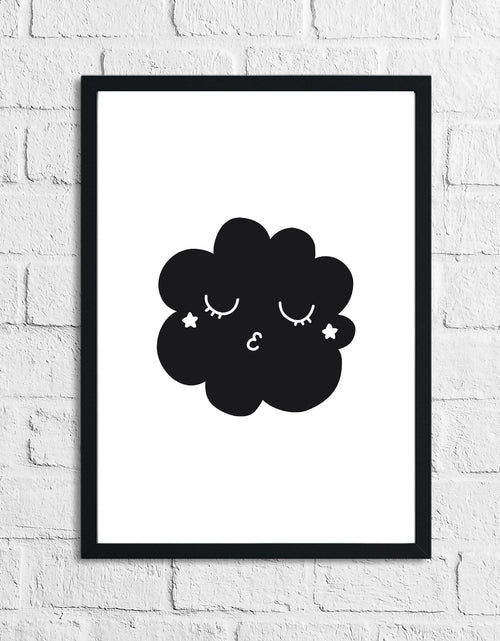 Load image into Gallery viewer, Scandinavian Cloud Children's Nursery Room Wall Decor Print by WinsterCreations™ Official Store
