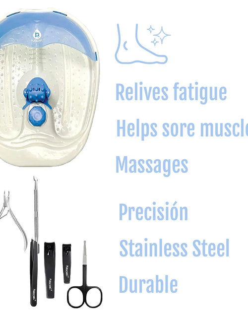 Load image into Gallery viewer, Ultimate Home Spa and Grooming Bundle (Foot Spa Massager + Salon Quality Manicure Tool Kit + Precision Perfection Bundle) by Pursonic

