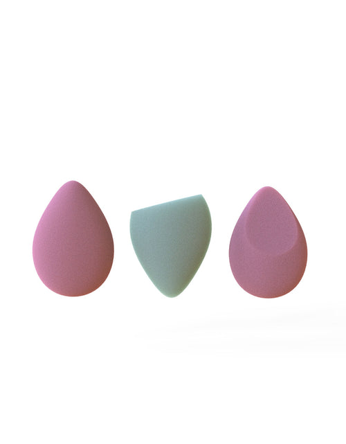 Load image into Gallery viewer, 3-Pack Beauty Makeup Sponges – Multi-Shape Blenders for Flawless Application by Pursonic
