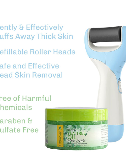 Load image into Gallery viewer, Pursonic Foot Care Bundle: Tea Tree Oil Foot Salt &amp; Pedi Perfect Foot File by Pursonic
