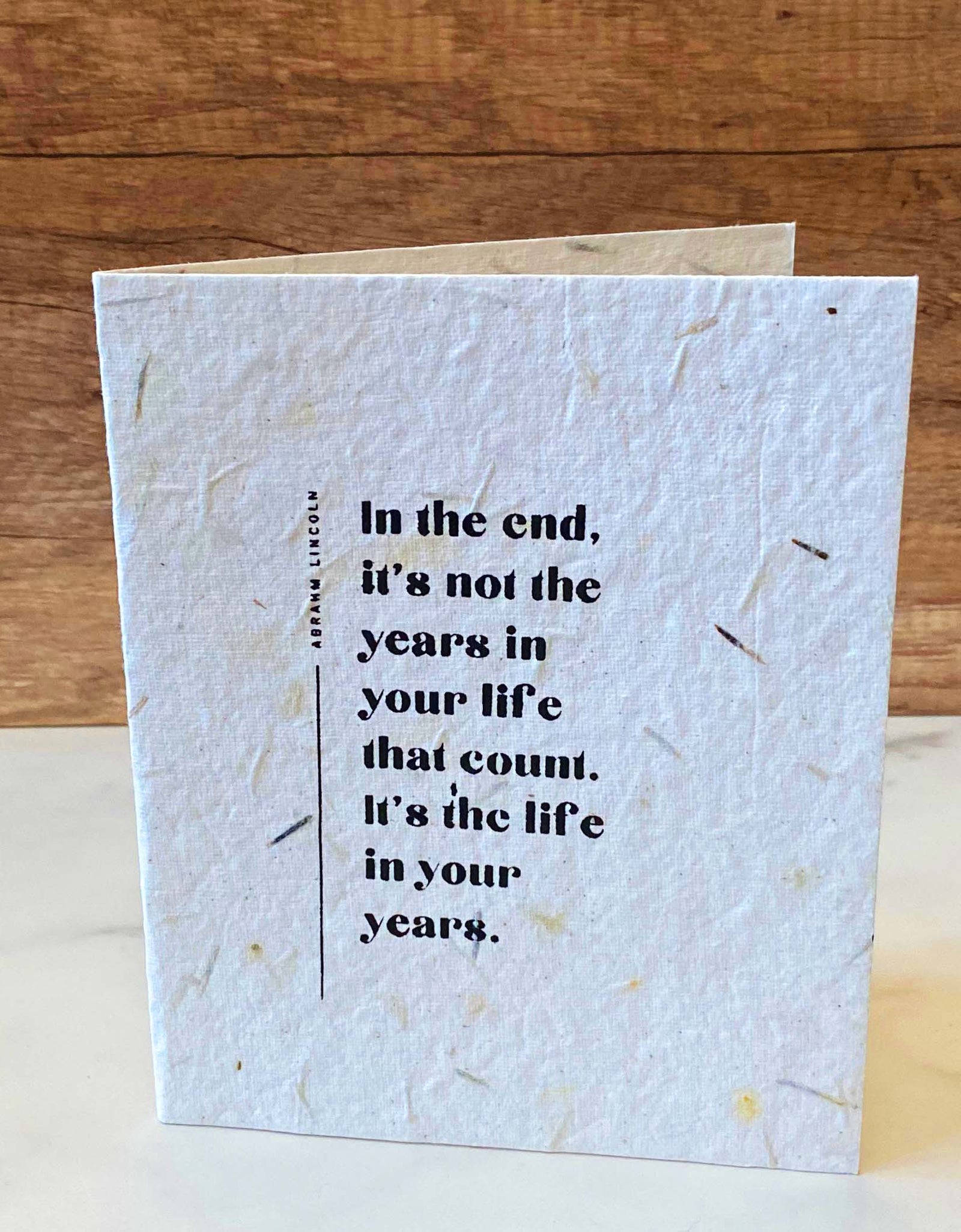 Abraham Lincoln Birthday Card by Soothi