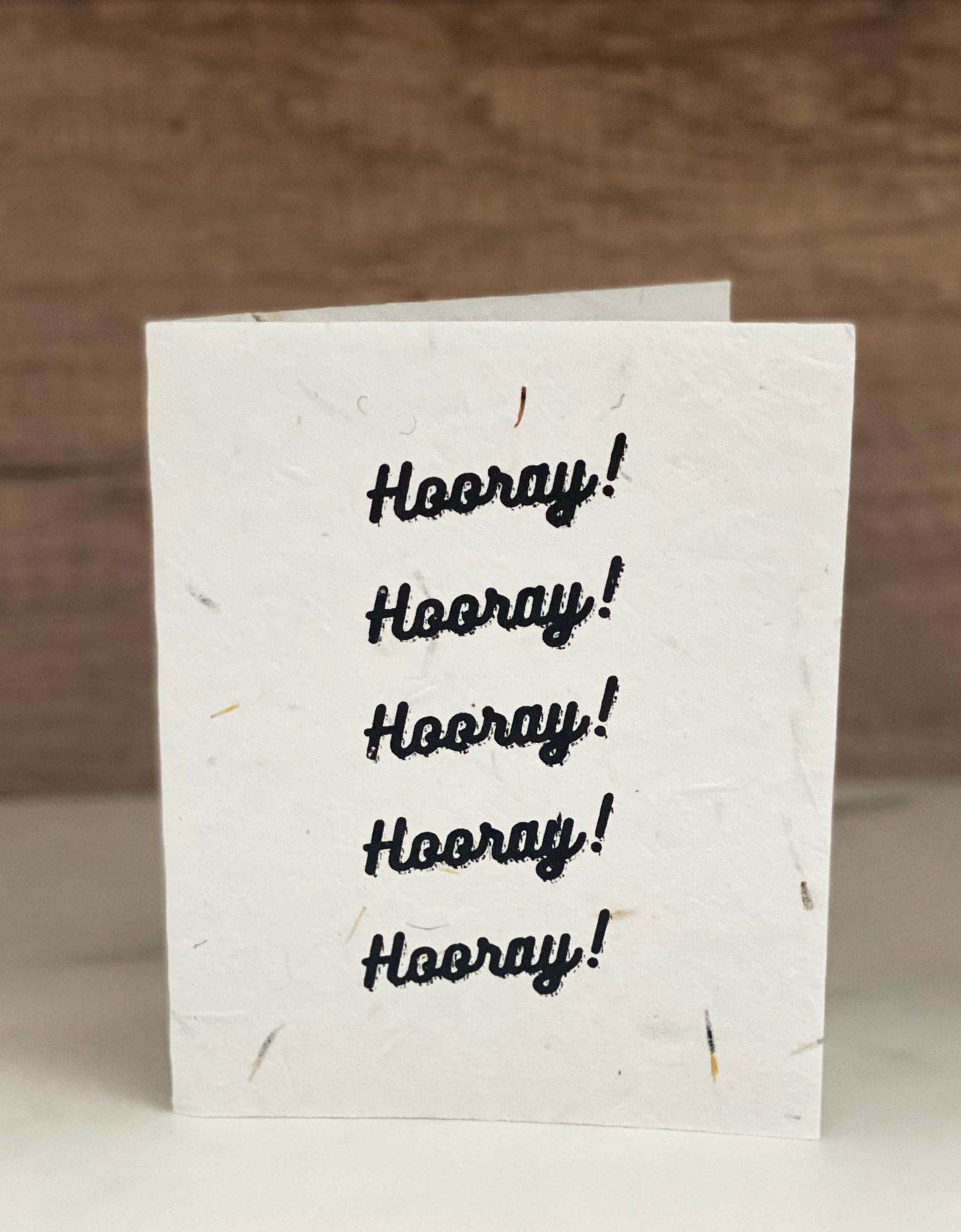 Seed Paper Plantable Card - HOORAY by Soothi