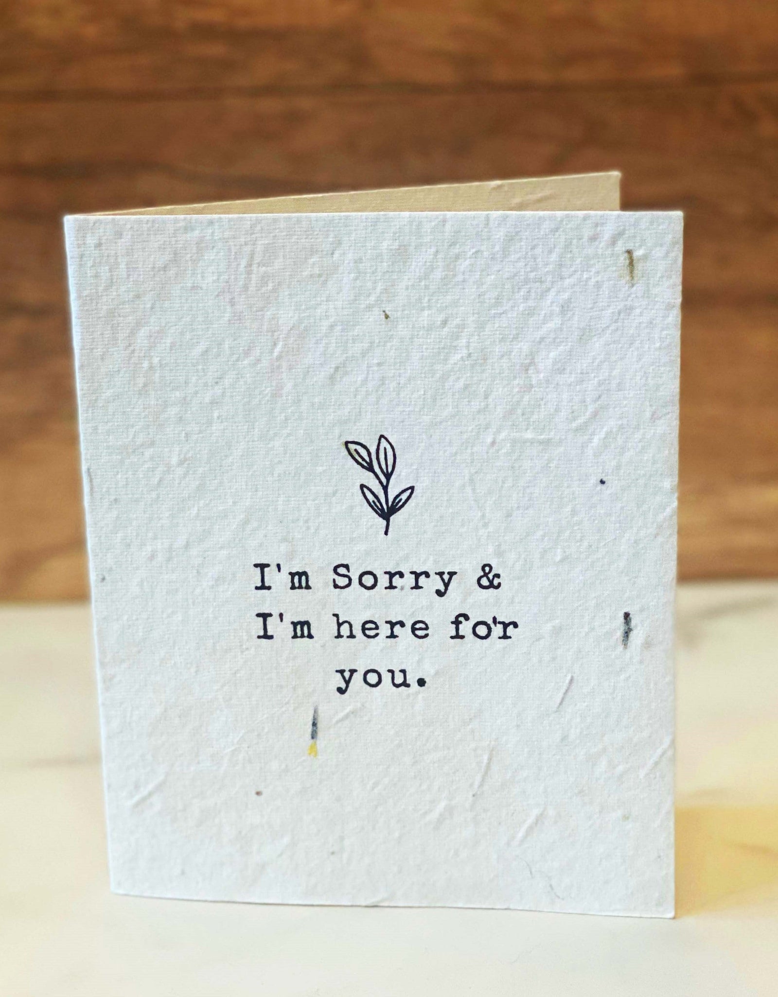 Seed Paper Plantable Card - I'm Sorry by Soothi