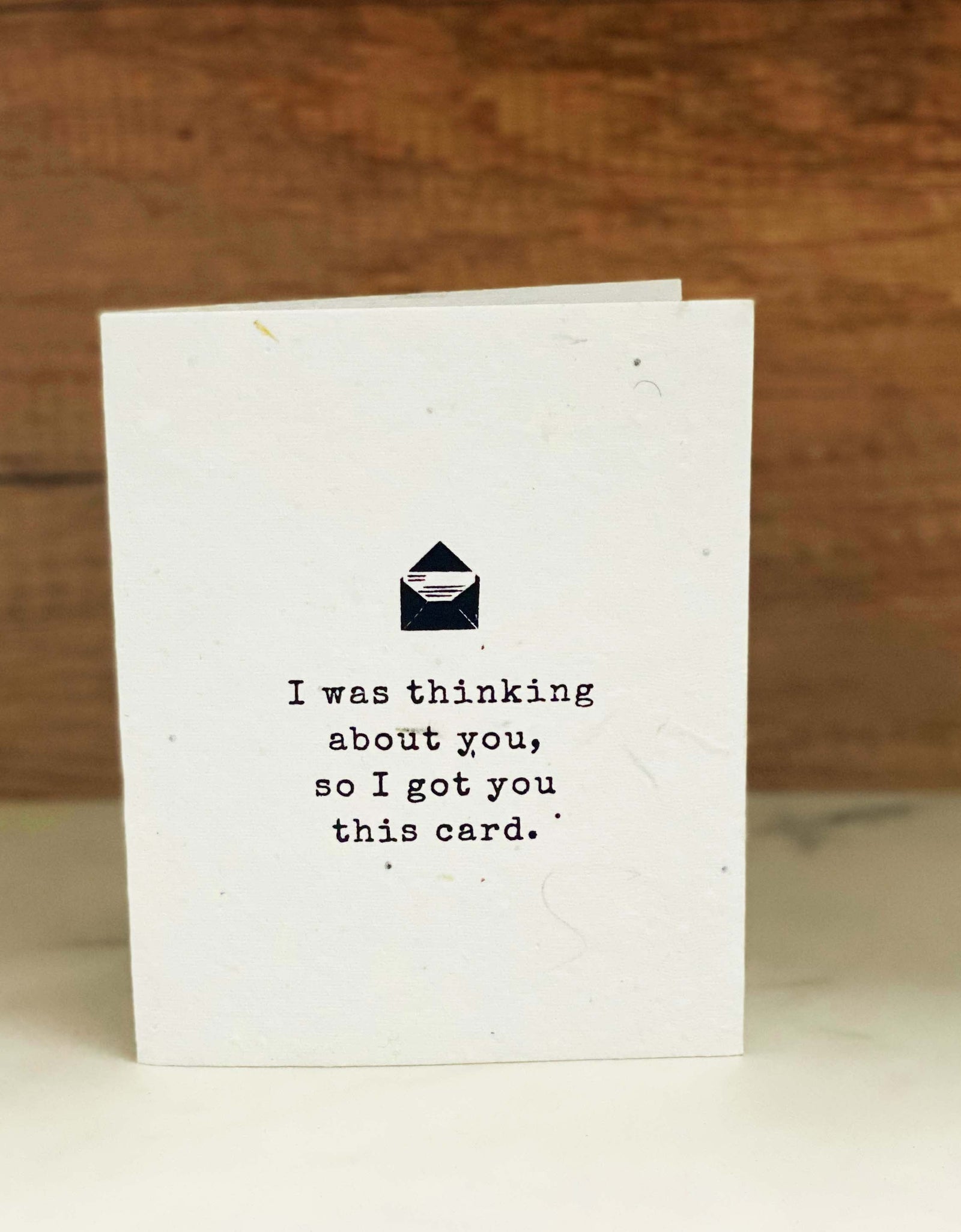 Got You A Card Seed Paper Greeting Card by Soothi