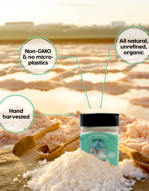 Load image into Gallery viewer, Celtic Sea Salt- 8 oz Shaker of Coarse Light Grey, organic, 82 minerals, Celt Salt By Nature's Pantry by Celt Salt

