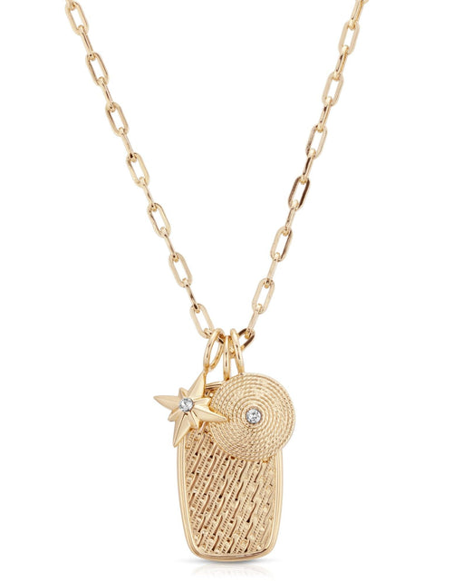 Load image into Gallery viewer, Caitlin Charm Necklace by eklexic jewelry
