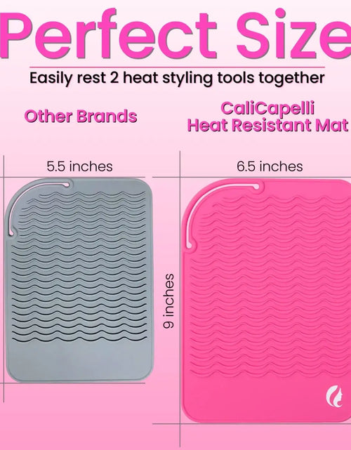 Load image into Gallery viewer, Pro Heat Resistant Mat (Pink) by Calicapelli Hair Tools
