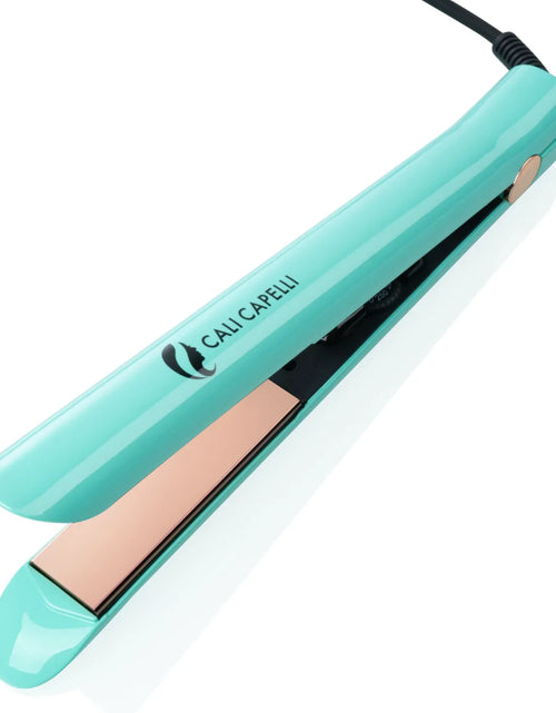 Load image into Gallery viewer, Pro-Series 1″ Titanium Hair Straightener Mint by Calicapelli Hair Tools
