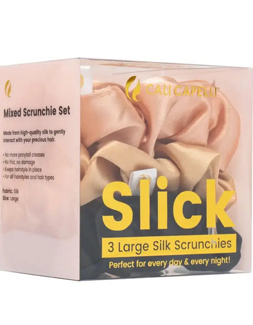 Load image into Gallery viewer, Slick Large Scrunchies Set by Calicapelli Hair Tools
