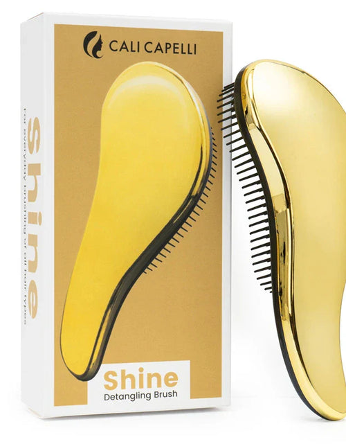 Load image into Gallery viewer, Shine Detangling Hair Brush (Gold) by Calicapelli Hair Tools

