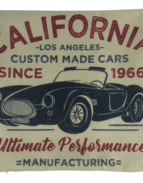 Load image into Gallery viewer, California Custom Cars | Pillow Cover |  Throw Pillow | Dad Gift | Classic Car | Shelby Cobra | Gift Ideas | Pillow | Hot Rod | Room Décor by UniikPillows
