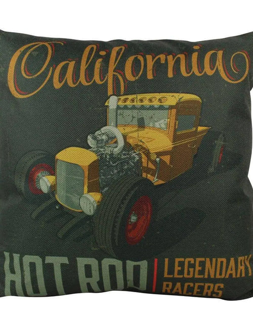 Load image into Gallery viewer, California Hot Rod | Pillow Cover | Gift for Him | Throw Pillow |  Pillow | Dad Gift | Gift ideas | Hot Rod | Room Decor | Classic Car by UniikPillows
