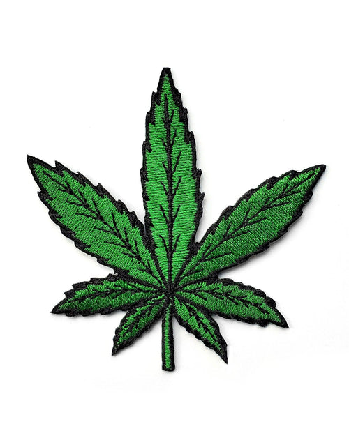 Load image into Gallery viewer, Cannabis Leaf Patch by Kolorspun
