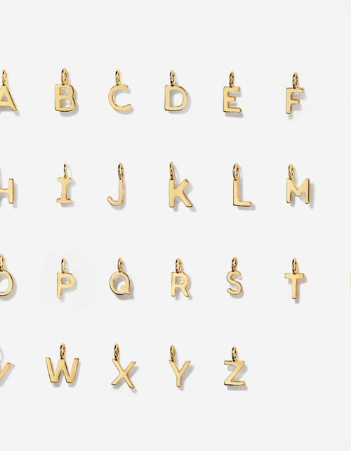 Load image into Gallery viewer, Initial Capital Letter Necklace by Little Sky Stone
