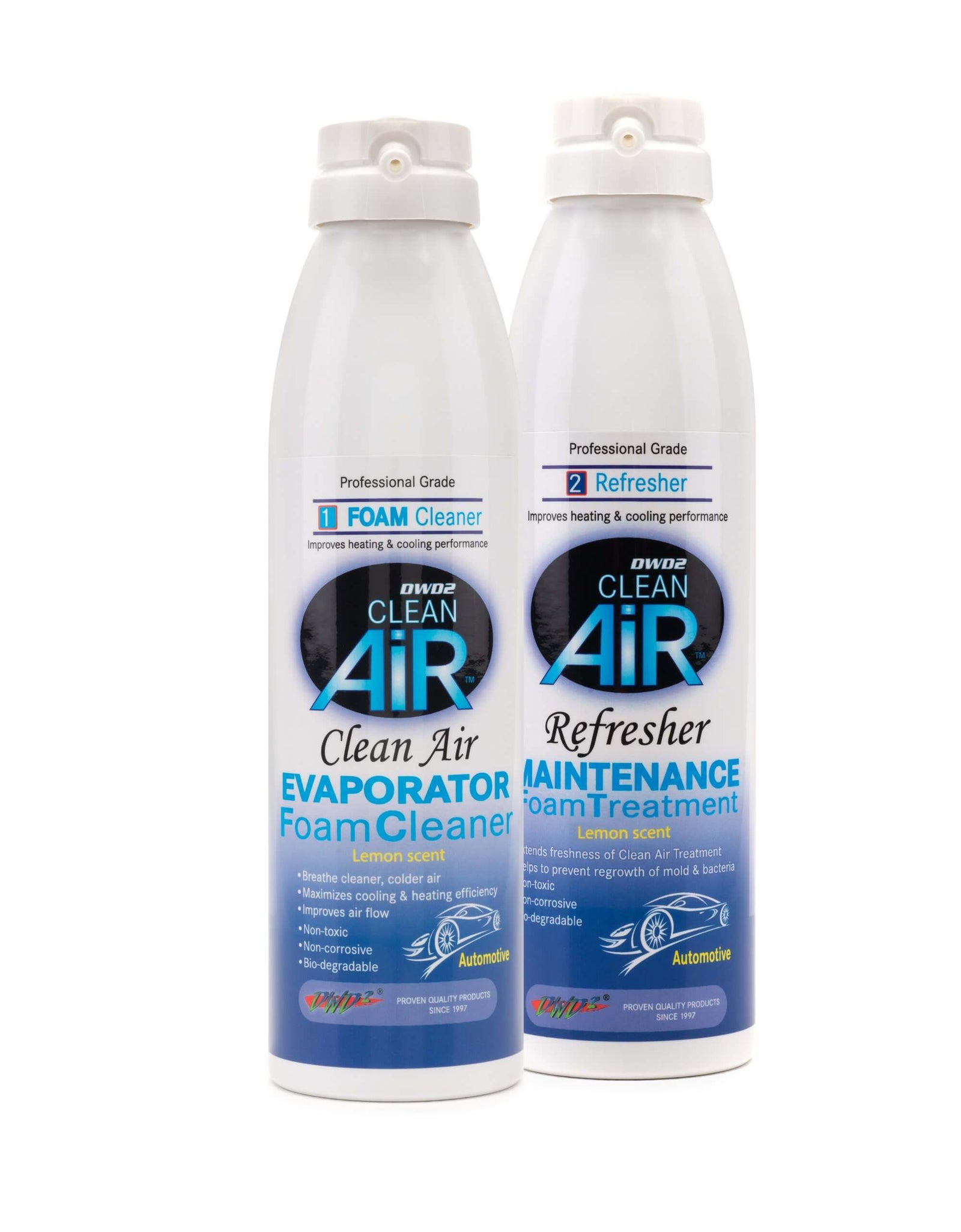 Clean Air® Car Kit - Provides up to 1 year of Clean, Healthy and Cooler Air by The DWD2 System, Inc.