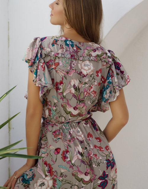 Load image into Gallery viewer, Carmen Wrap Maxi Dress by ELF
