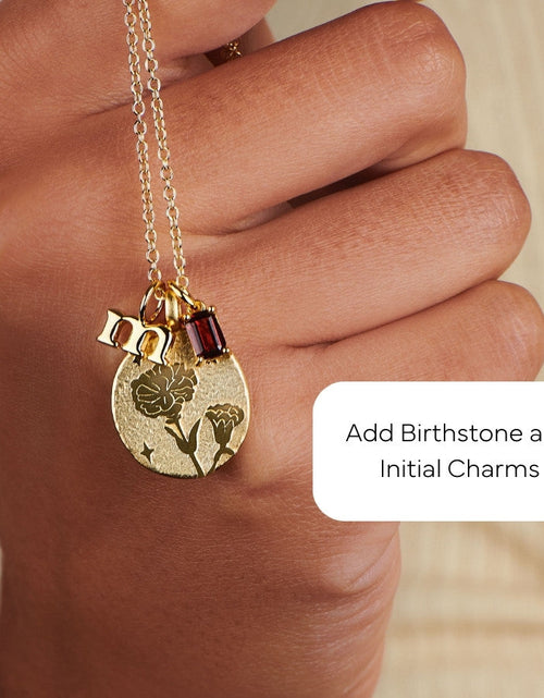 Load image into Gallery viewer, Violet Birth Flower Necklace - Feb by Little Sky Stone
