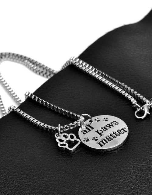 Load image into Gallery viewer, All Paws Matter Pendant Necklace by Furr Baby Gifts
