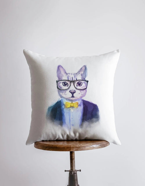 Load image into Gallery viewer, Cats | Hipster | Pillow Cover | Throw Pillow | Cat Gift | Home Decor | Cute Throw Pillows | Best Throw Pillows | Unique Decorative Pillows by UniikPillows
