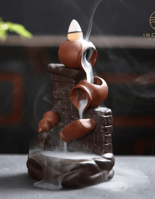 Load image into Gallery viewer, Ceramic Water Backflow Incense Burner by incenseocean
