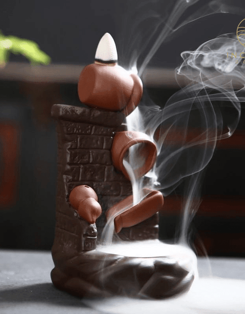 Load image into Gallery viewer, Ceramic Water Backflow Incense Burner by incenseocean
