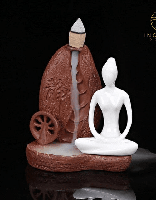 Load image into Gallery viewer, Yoga Girl Incense Burner by incenseocean
