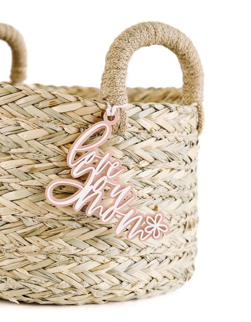 Load image into Gallery viewer, Love You Mom Mother's Day Basket Gift Tag by The Cotton &amp; Canvas Co.
