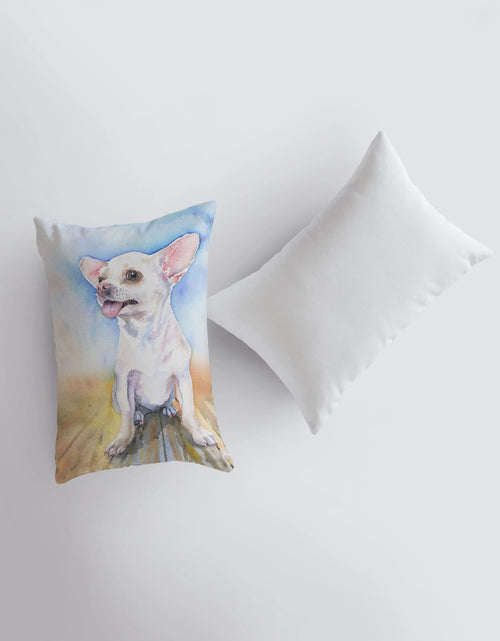 Load image into Gallery viewer, Chihuahua | Watercolor Chihuahua | 12x18 | Pillow Cover | Chihuahua Mom | Dog Lover Gift | Dog Gift | Dog Mom | Bedroom Decor | Throw Pillow by UniikPillows
