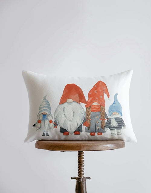 Load image into Gallery viewer, Christmas Gnome Red | 18x12 | Christmas Throw Pillow | Merry Christmas | Throw Pillow | Home Décor | Christmas Décor | Christmas Gift by UniikPillows
