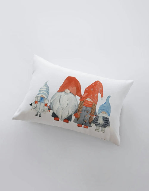 Load image into Gallery viewer, Christmas Gnome Red | 18x12 | Christmas Throw Pillow | Merry Christmas | Throw Pillow | Home Décor | Christmas Décor | Christmas Gift by UniikPillows
