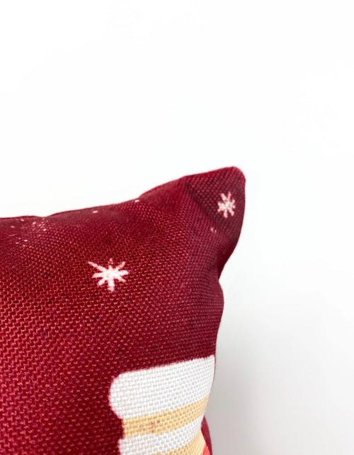 Load image into Gallery viewer, Christmas Stockings | Throw Pillow Cover | 18x12 | Rustic Decor | Rustic Home Decor | Rustic Christmas Decor | Christmas Gift | Teacher Gift by UniikPillows
