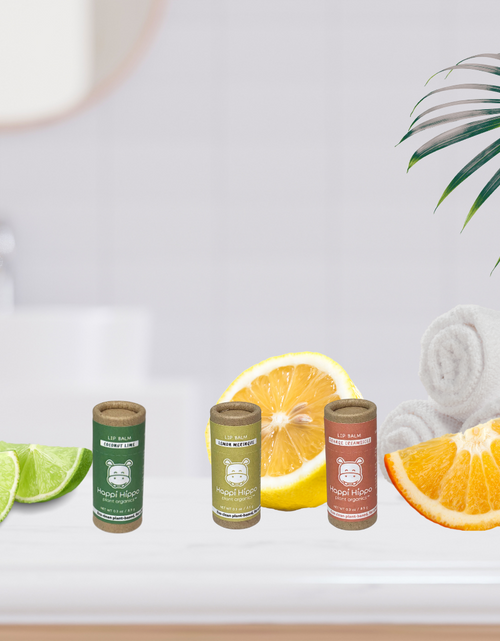 Load image into Gallery viewer, Vegan Lip Balm Trios by Hippotanicals
