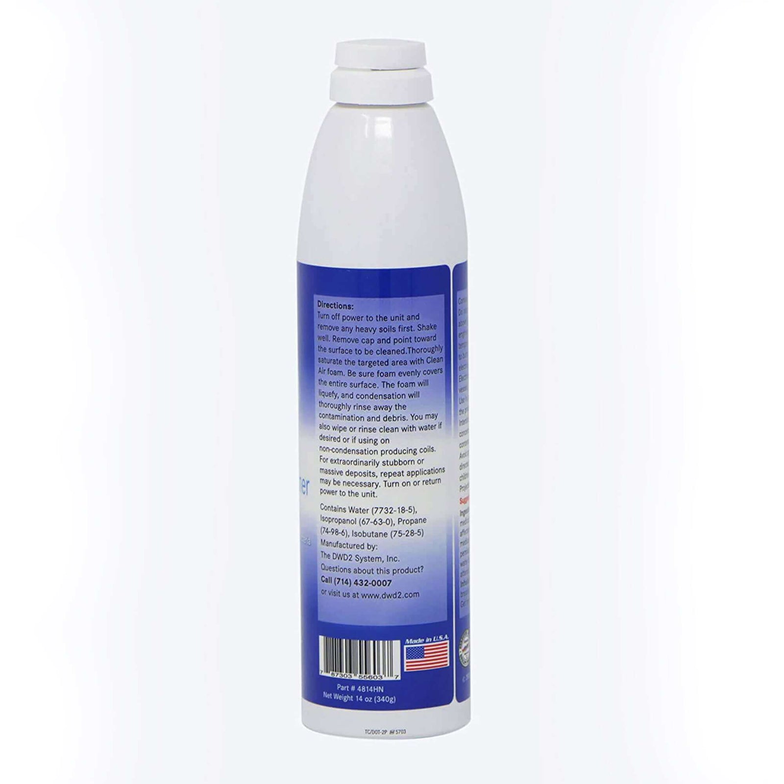 DWD2 Clean Air® Foaming Coil Cleaner Home & Commercial self-rinsing by The DWD2 System, Inc.