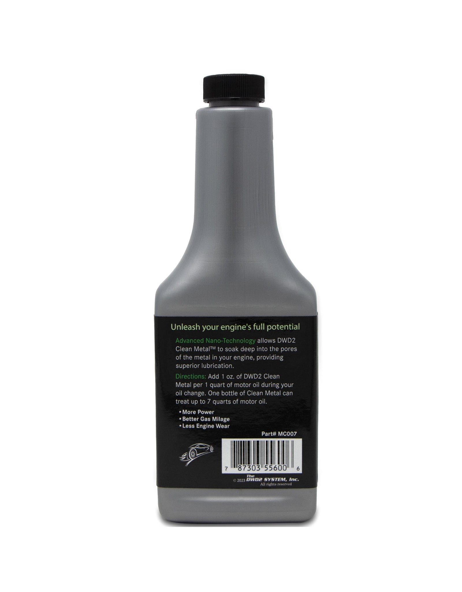 DWD2 Clean Metal™ Conditioner - Engine Oil Additive, Friction Reducer 7 oz. | Motor Oil Additive | Nano-Technology | Reduce Heat and Friction | Enhance Engine Performance | Increase Fuel Economy by The DWD2 System, Inc.
