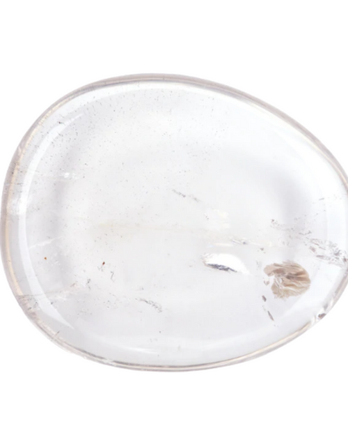 Load image into Gallery viewer, Clear Quartz Worry Stone by Wicked Good Perfume

