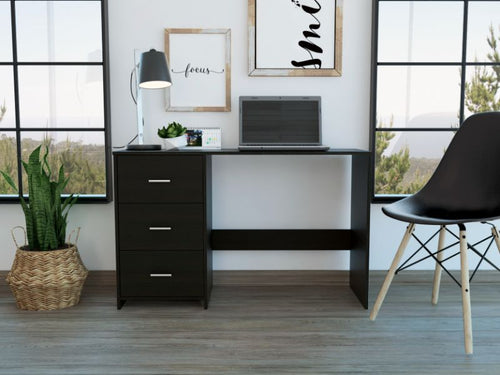 Load image into Gallery viewer, Berlin Three Drawers Desk by FM FURNITURE
