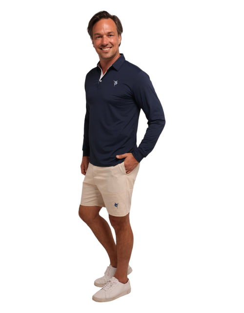 Load image into Gallery viewer, Coast Long Sleeve Polo
