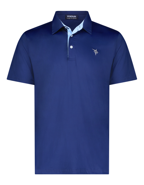 Load image into Gallery viewer, Coastline polo navy
