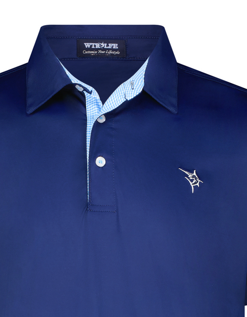 Load image into Gallery viewer, Coastline polo navy
