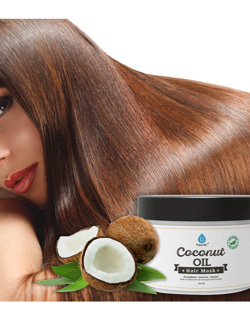Load image into Gallery viewer, 100% Natural Coconut Oil Hair Mask 10 Oz by Pursonic

