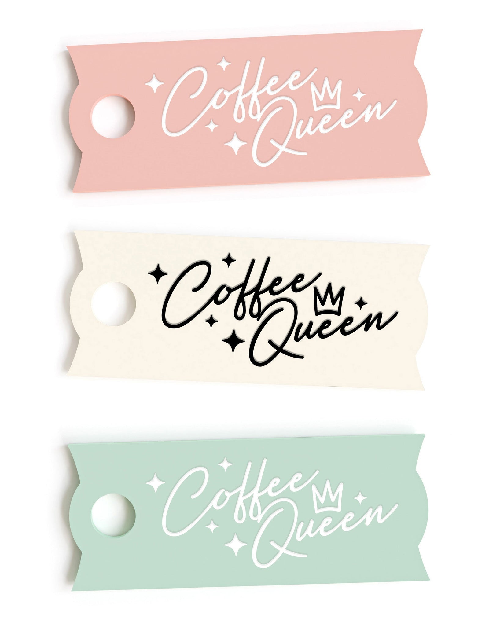 Coffee Queen Stanley Name Plate by The Cotton & Canvas Co.