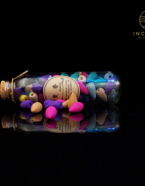 Load image into Gallery viewer, Glass Bottle Package Incense Cones by incenseocean
