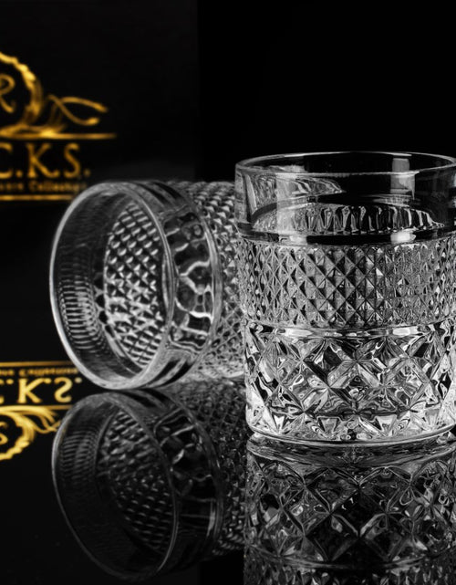 Load image into Gallery viewer, The Privilege Collection - Admiral Glasses by R.O.C.K.S. Whiskey Chilling Stones
