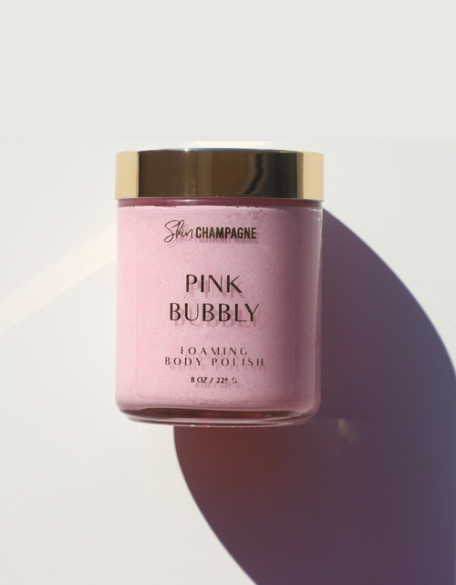 Load image into Gallery viewer, Pink Bubbly Body Polish by Skin Champagne
