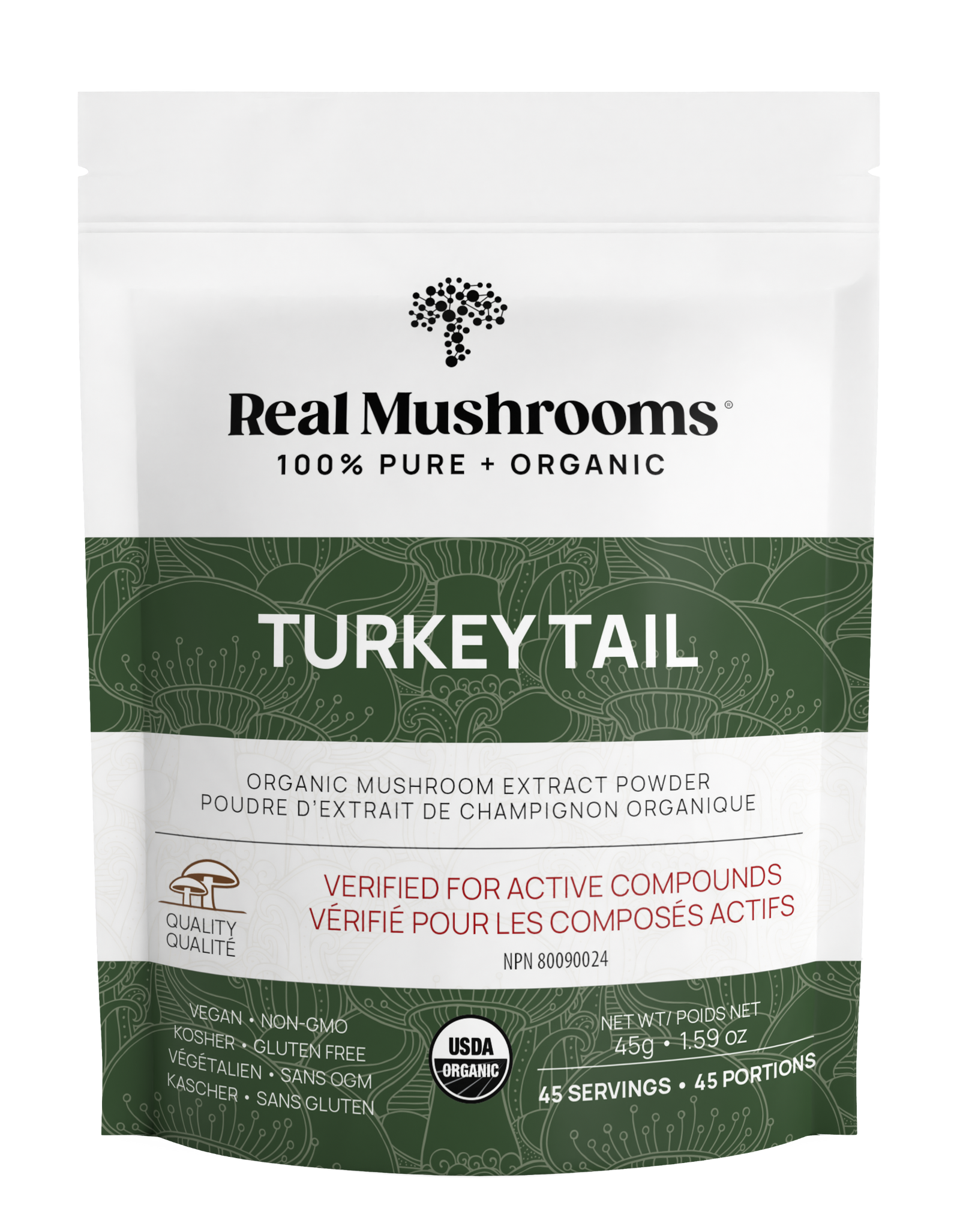 Turkey Tail Extract - Bulk Powder by Real Mushrooms